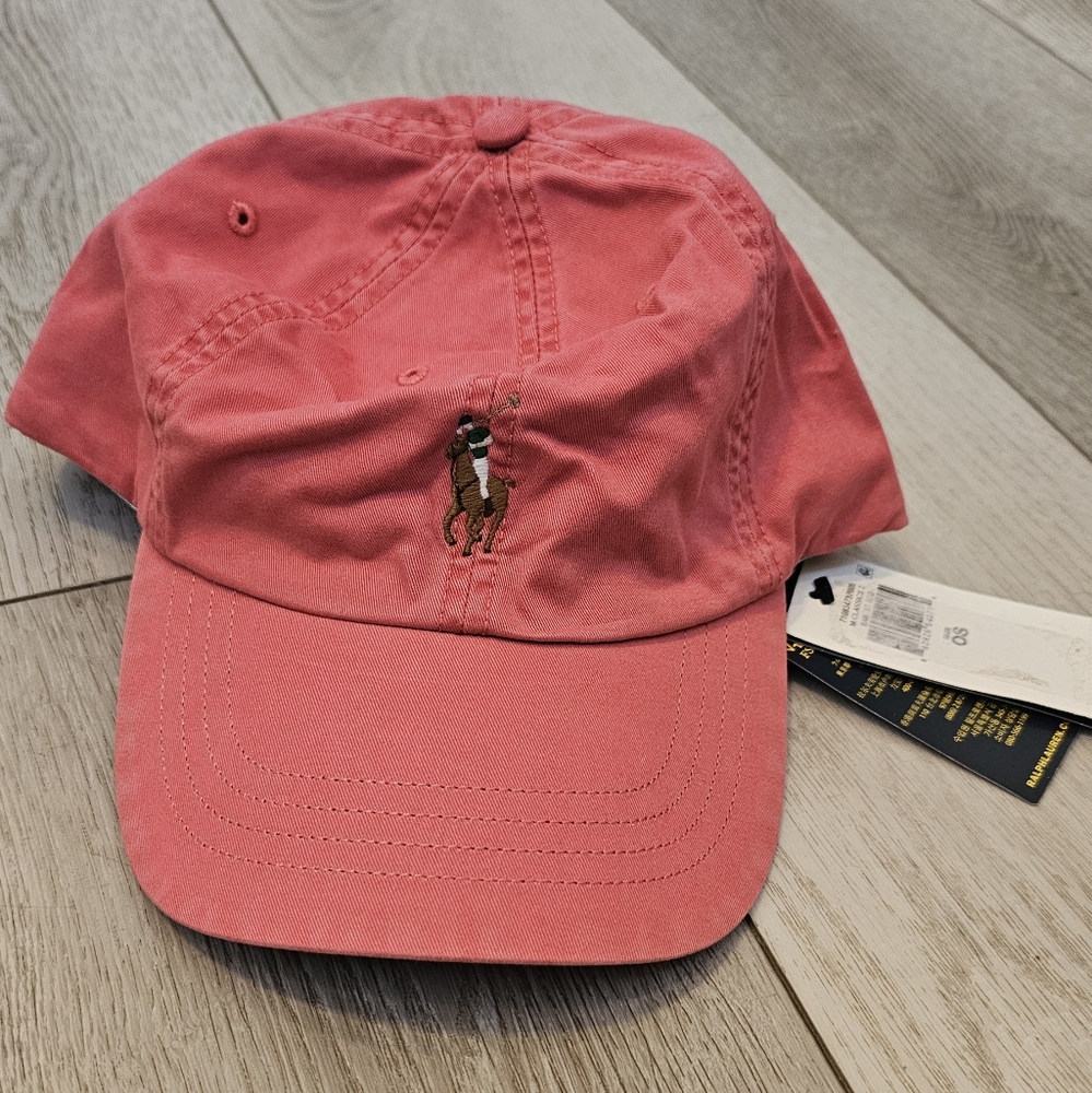 Ralph Lauren POLO Classic Leather Strap Hat NWT